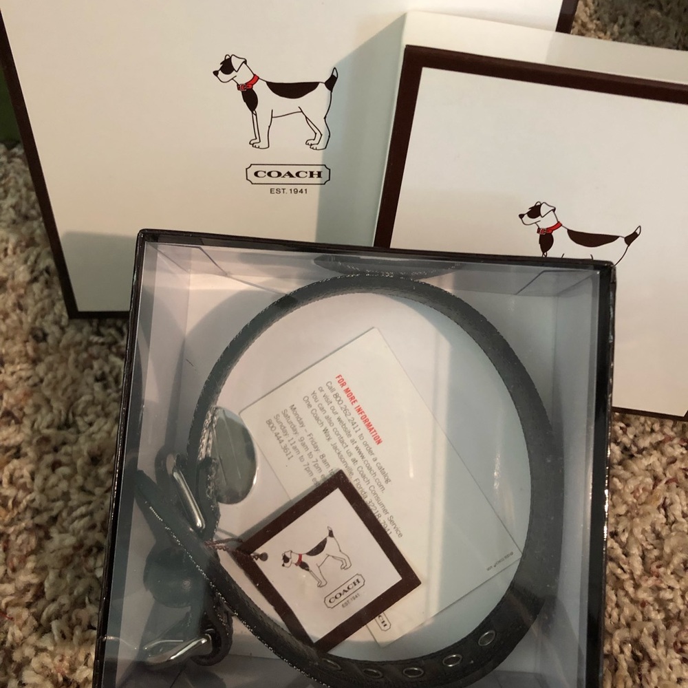 Coach Dog Collar